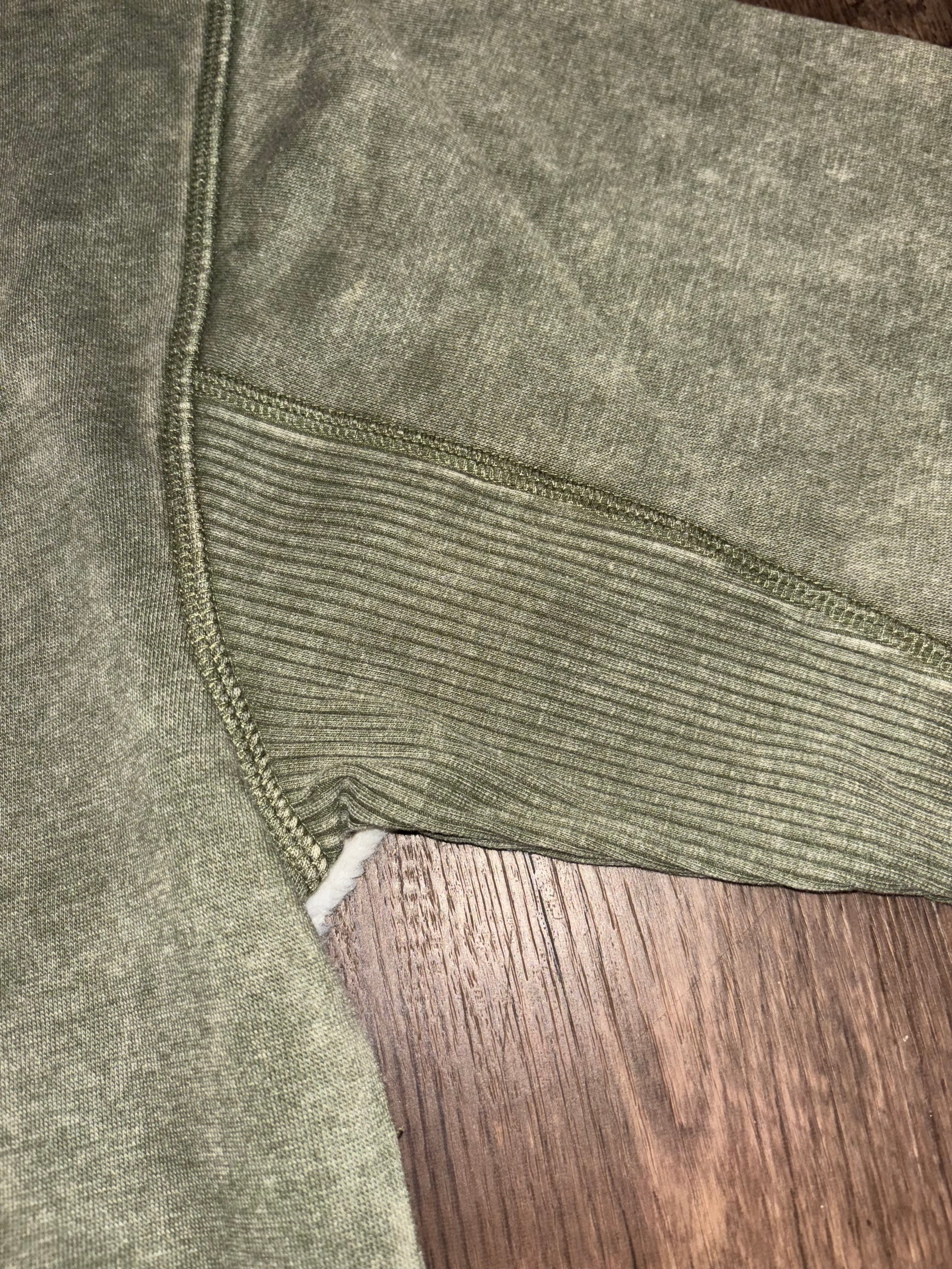 Acid Washed Oversized Fleece Pullover