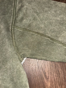 Acid Washed Oversized Fleece Pullover