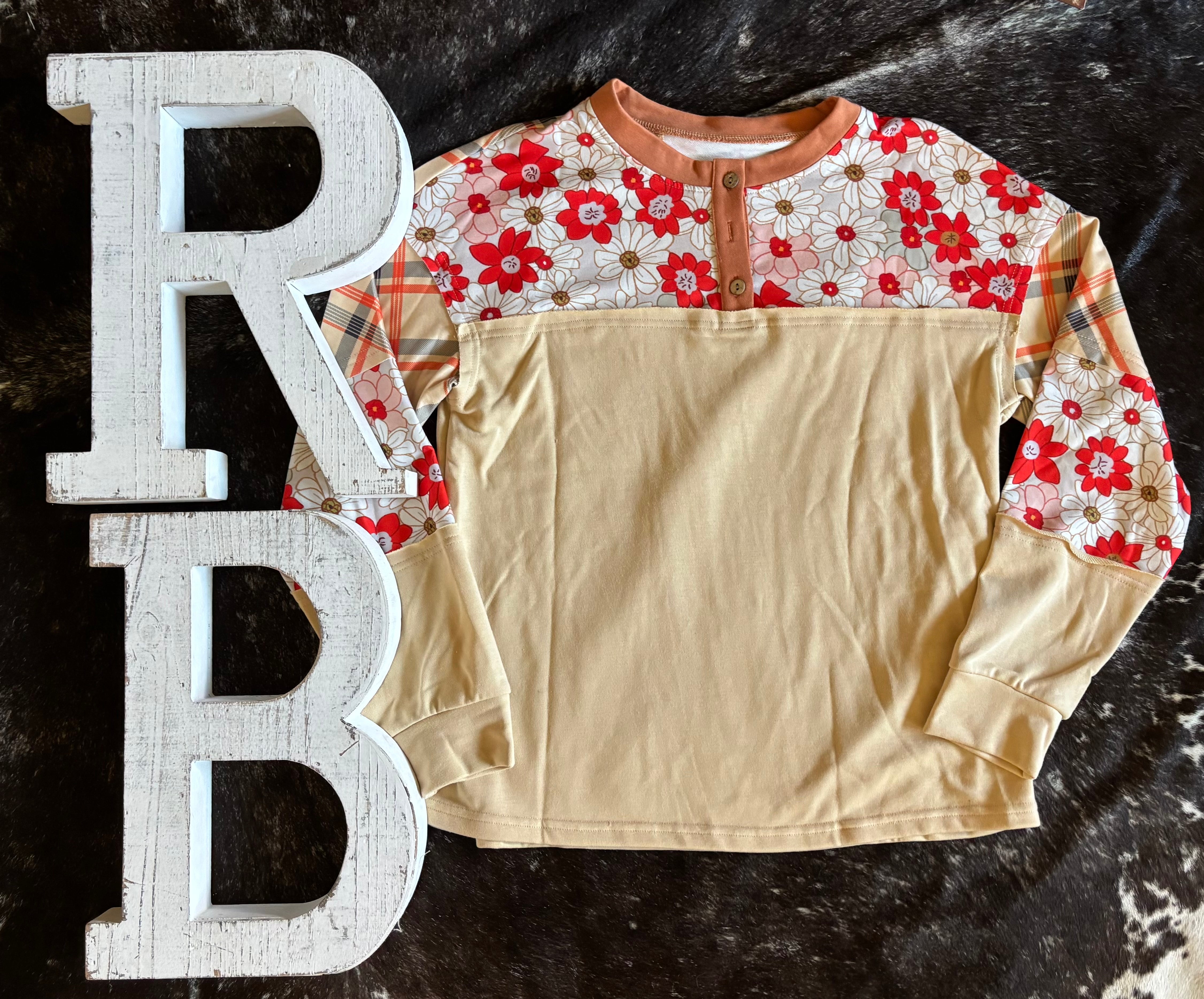 Patchwork Casual Top