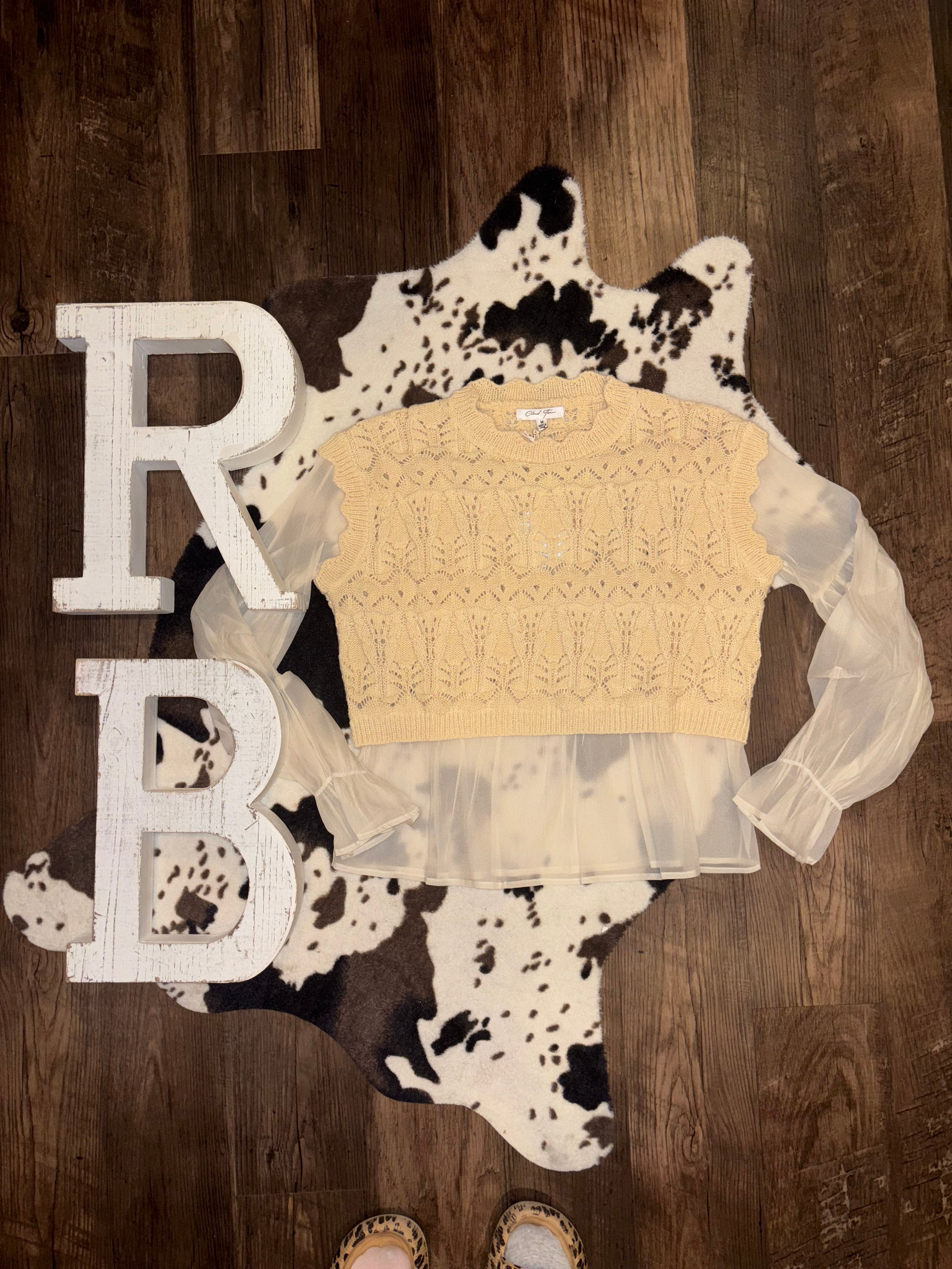 Crochet Layered Top