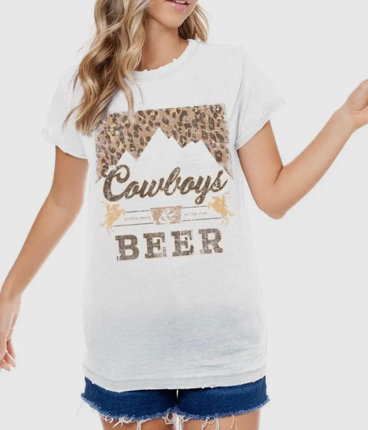 Cowboys & Beer Vintage Tee
