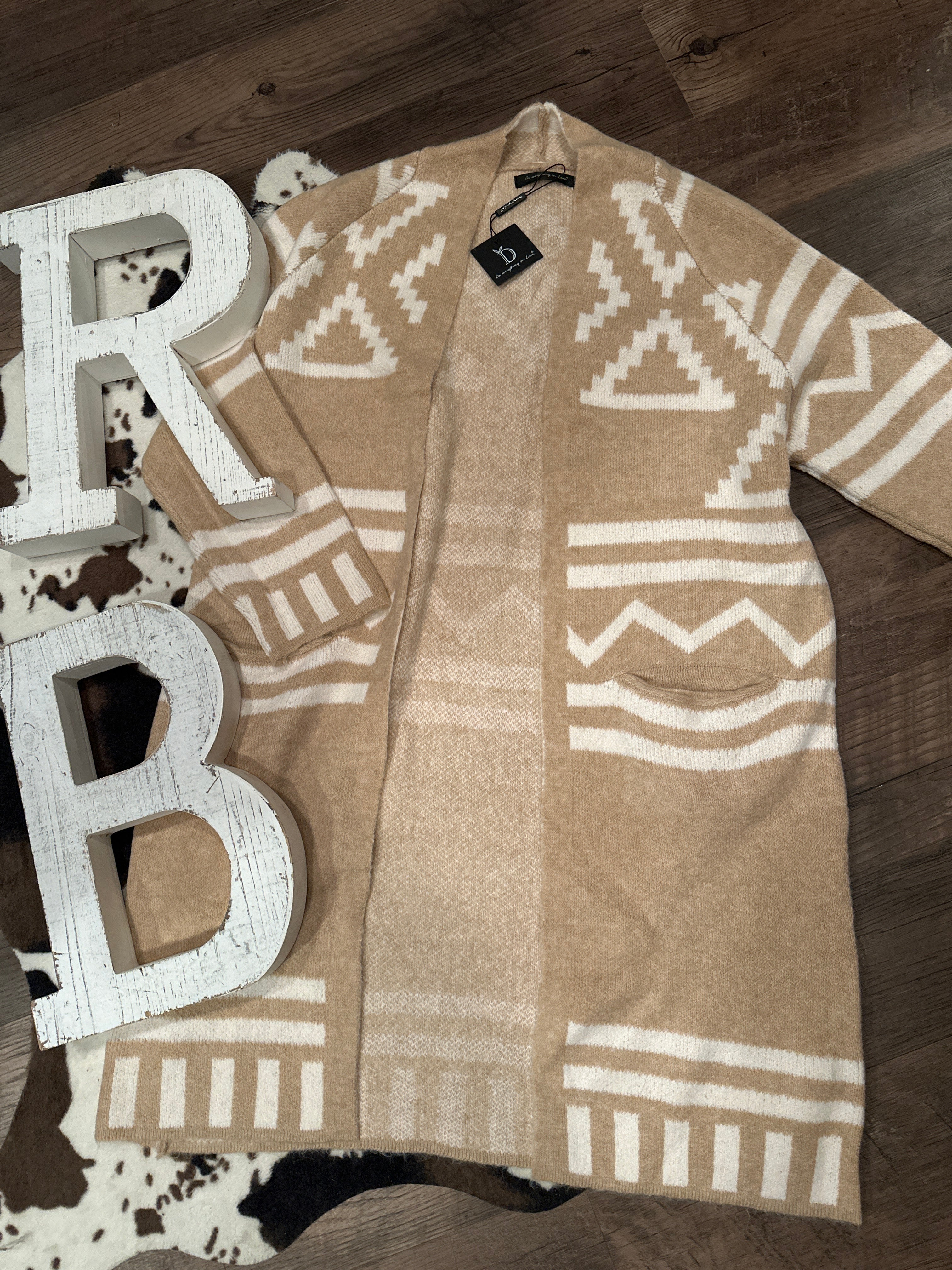 SOFT Aztec Print Cardi