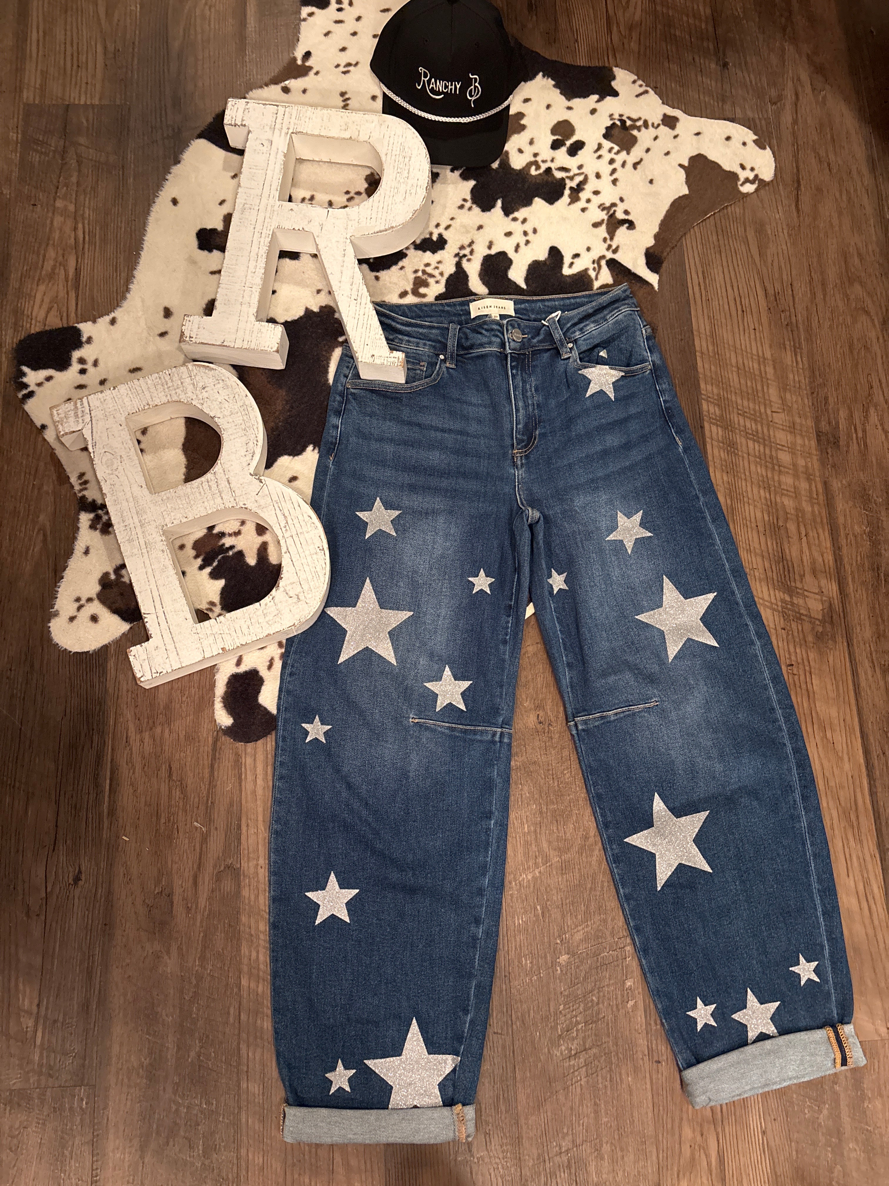 Star Barrel Jeans
