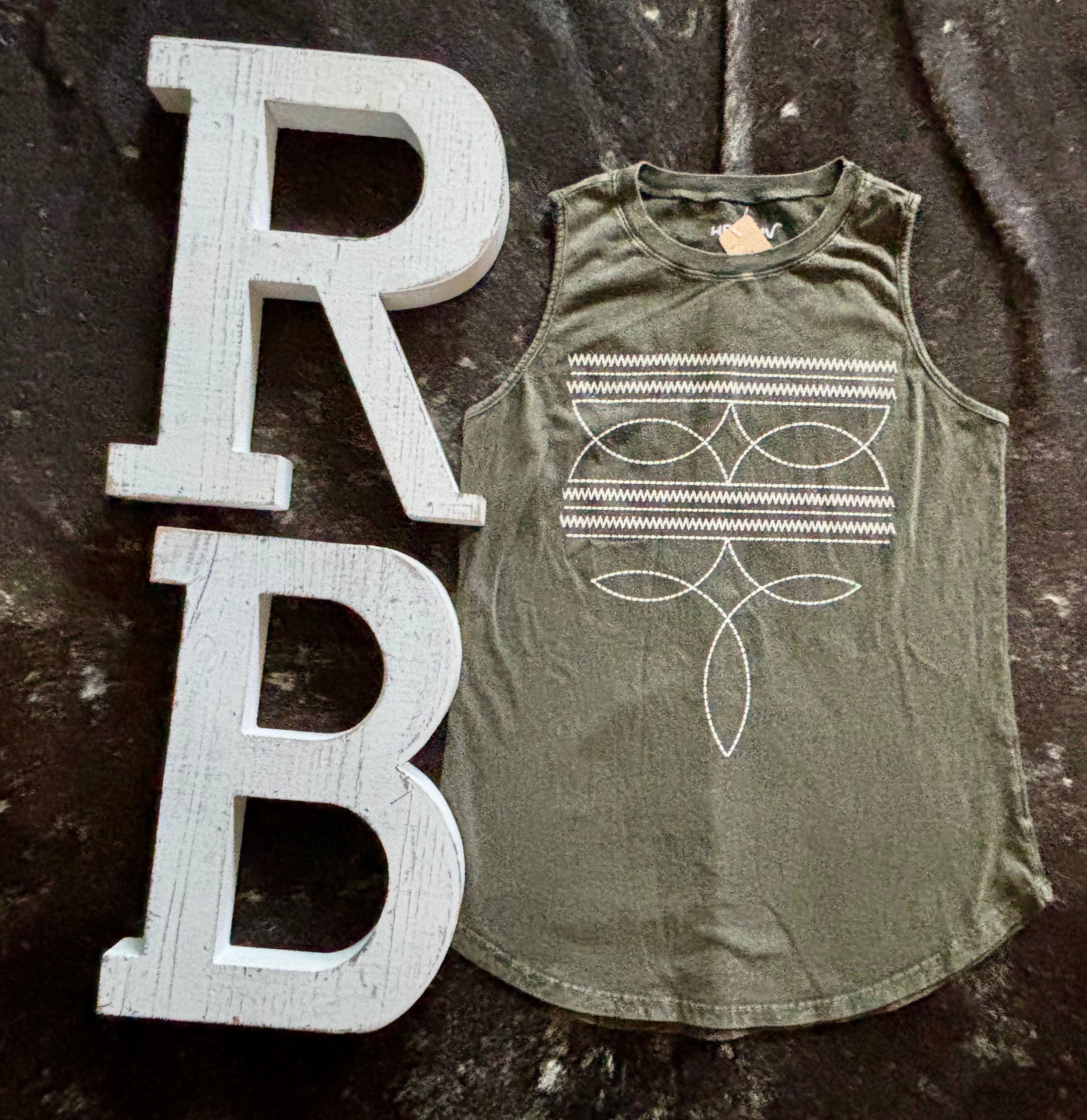 Boot Stitched Tank