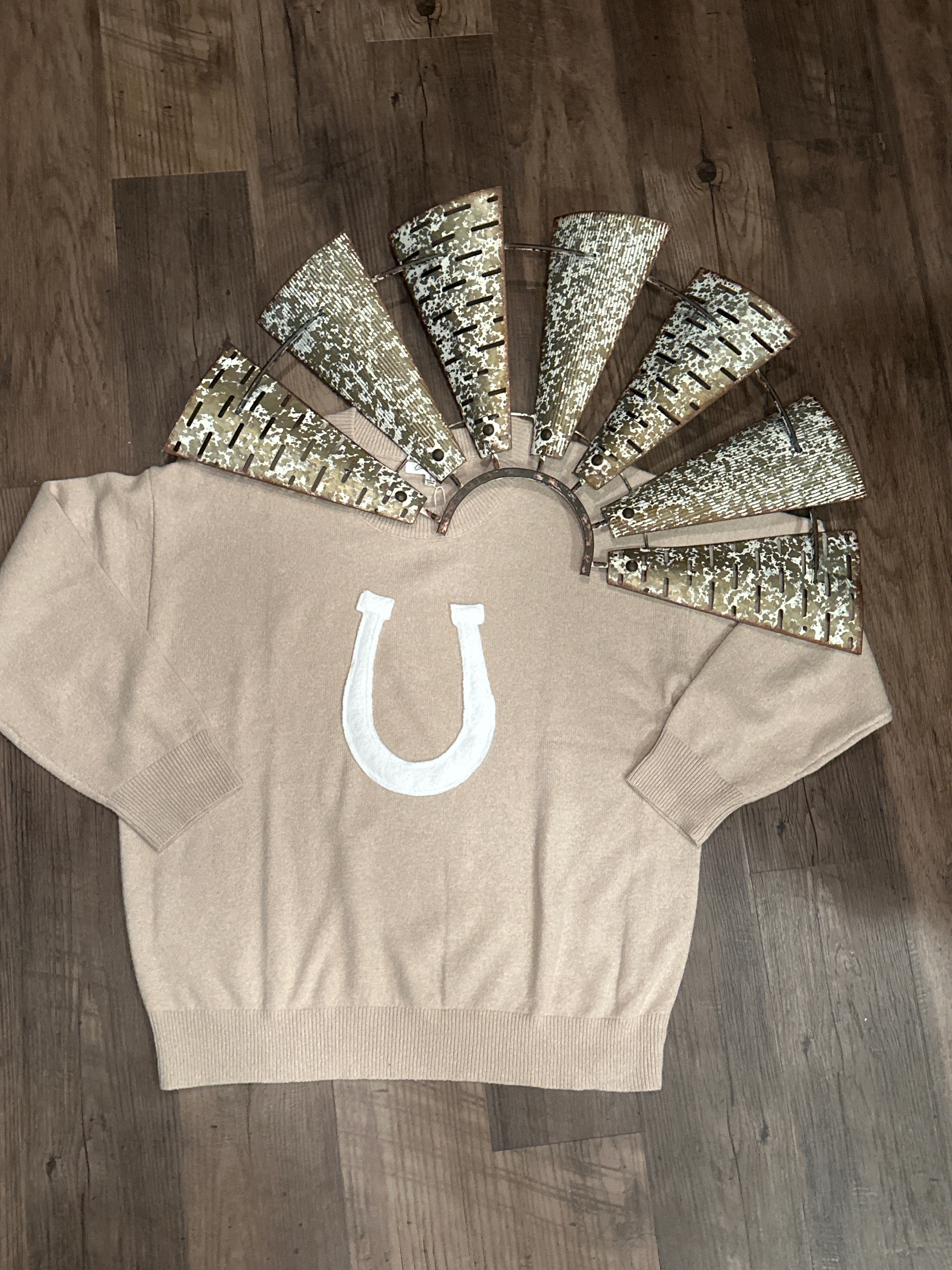 Horse Shoe Sweater