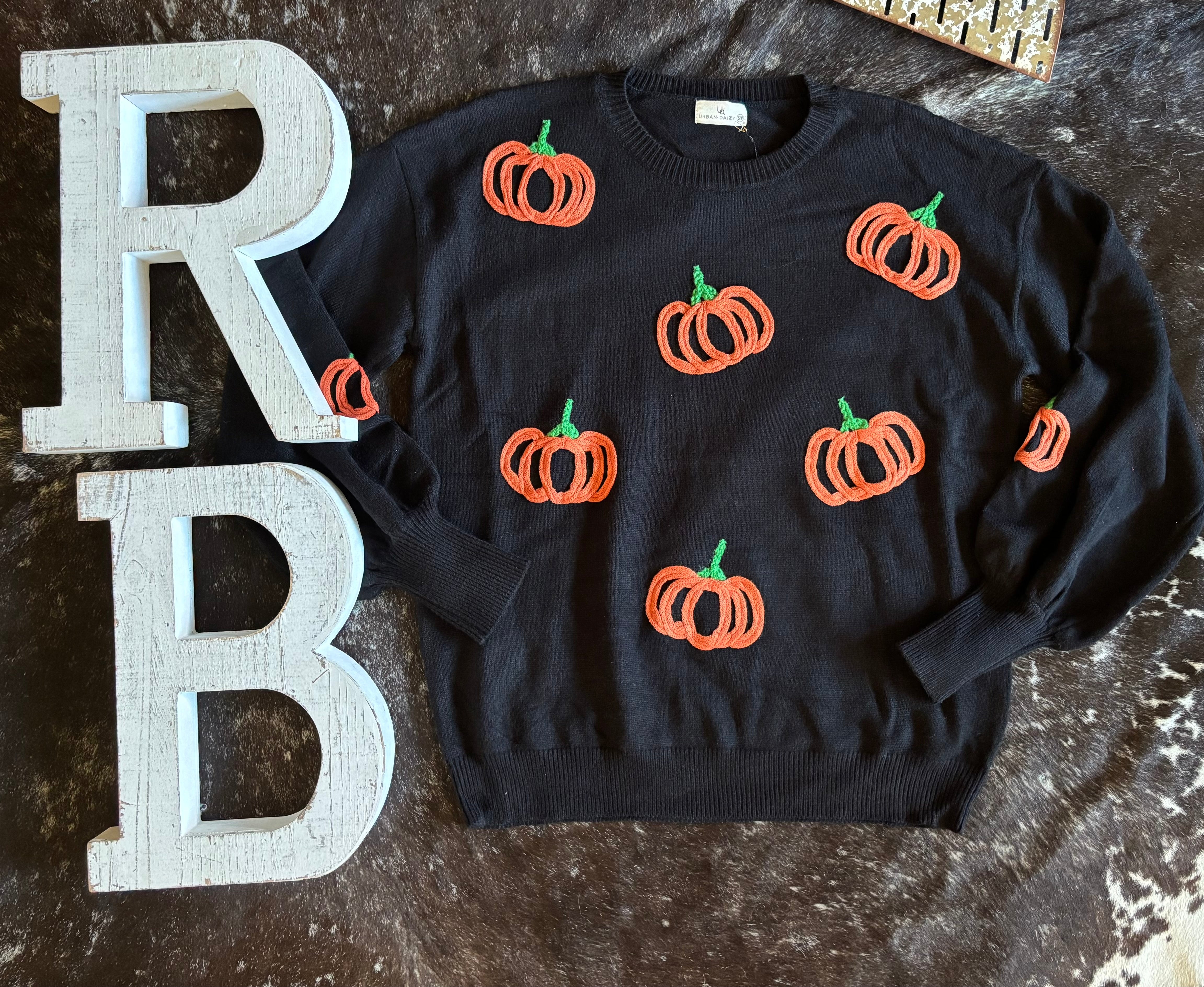 Pumpkin Patch Knit Sweater