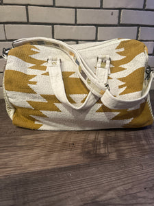 Carmel & Cream Aztec Duffel