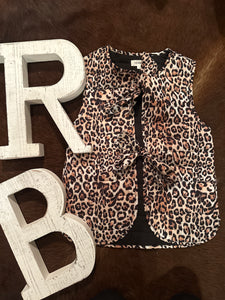 Cheetah Tie Vest