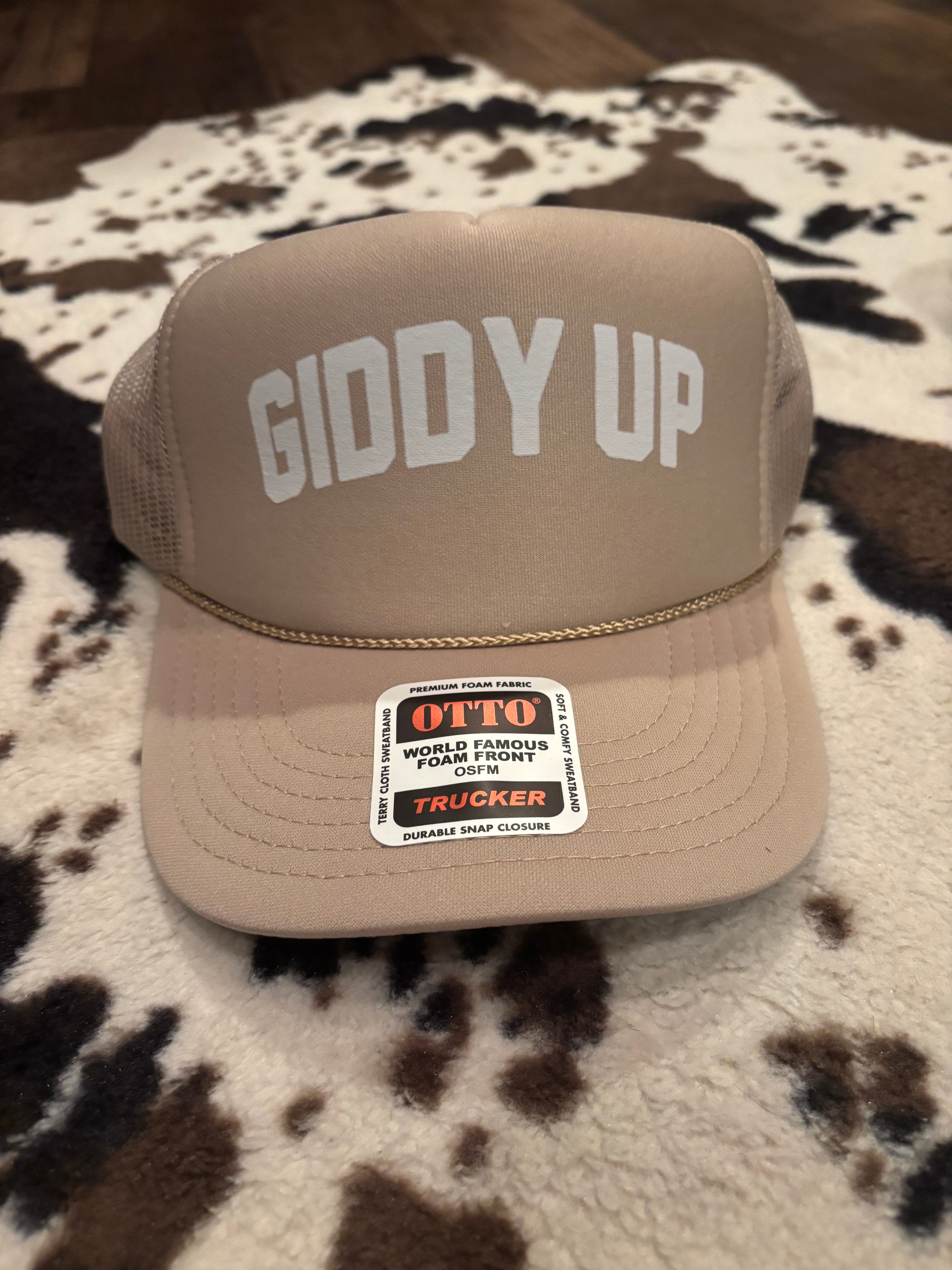 Tan Giddy Up Ball Cap