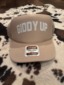 Tan Giddy Up Ball Cap