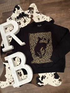 Leopard Cowboy Crewneck