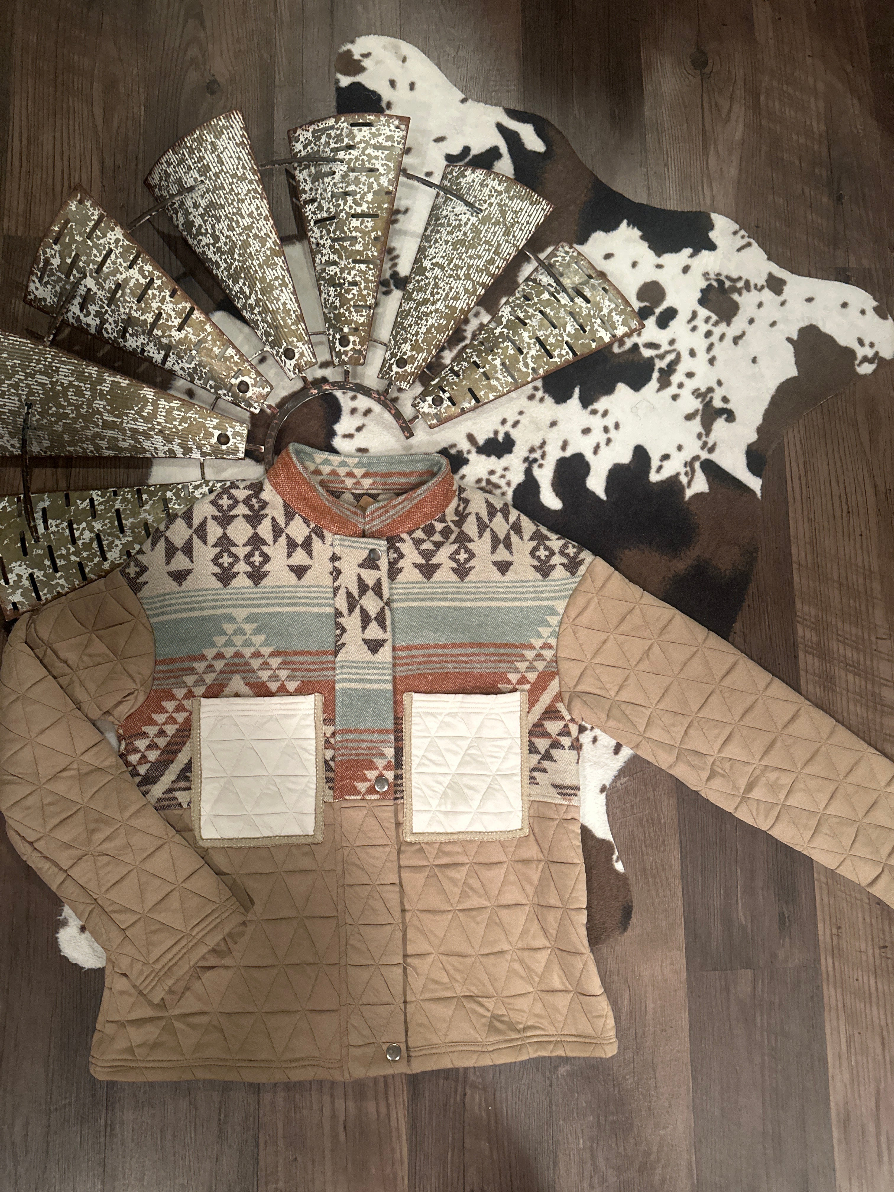 Quilted Patchwork Jacket