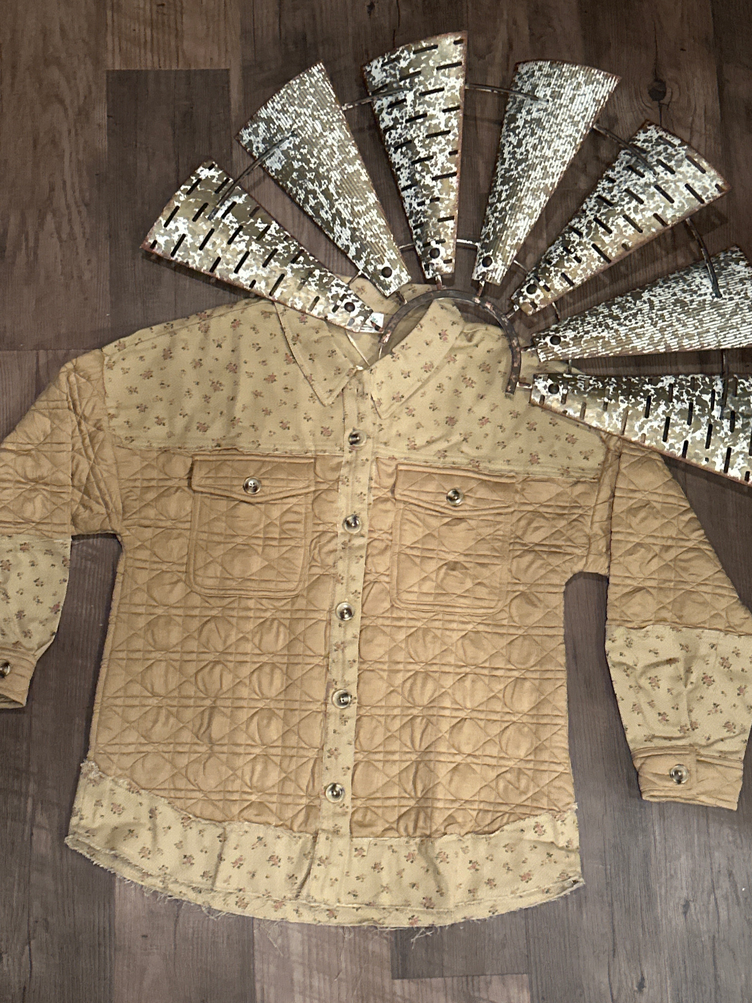 Floral Print Shacket