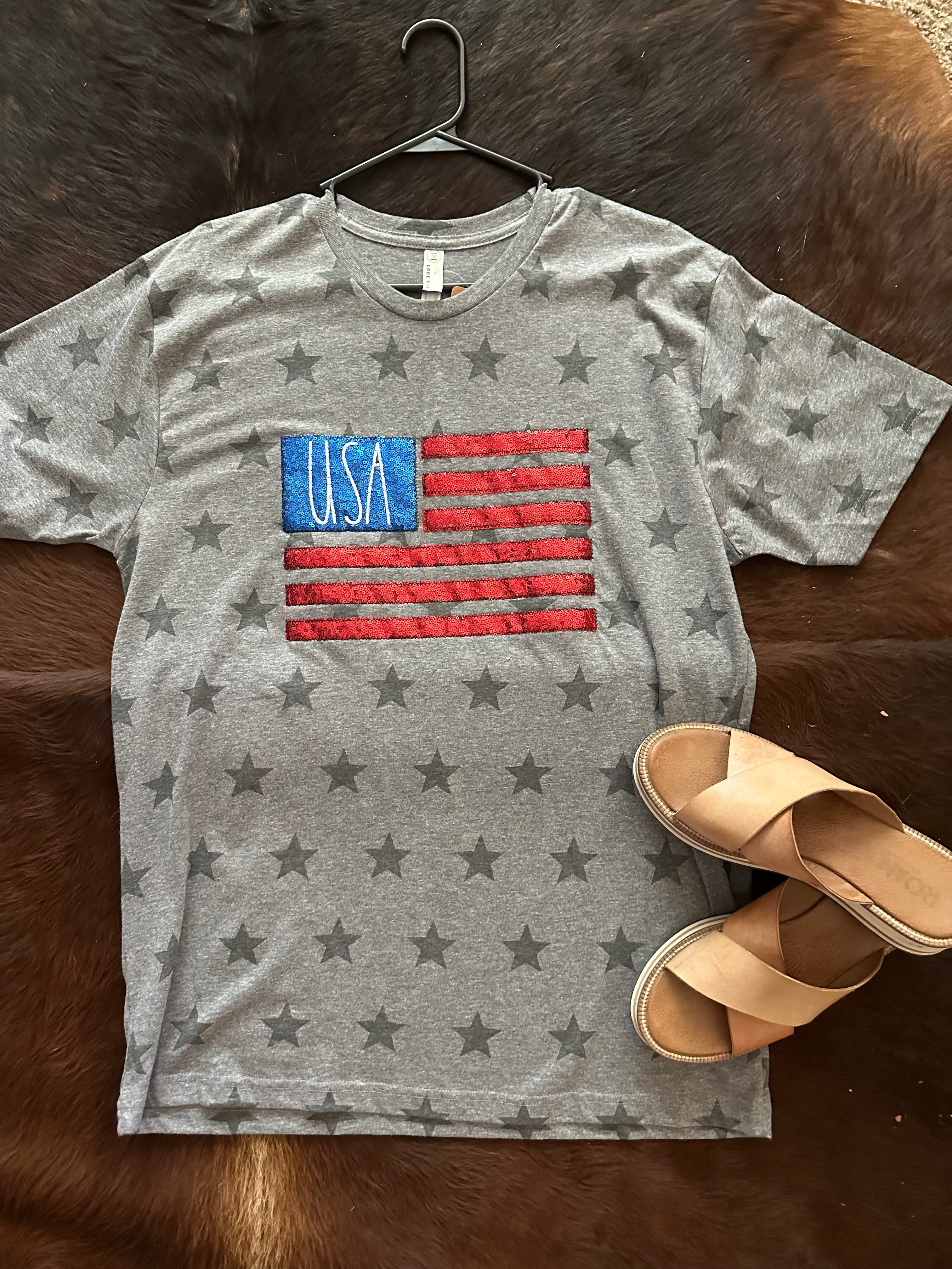 USA Flag Tee