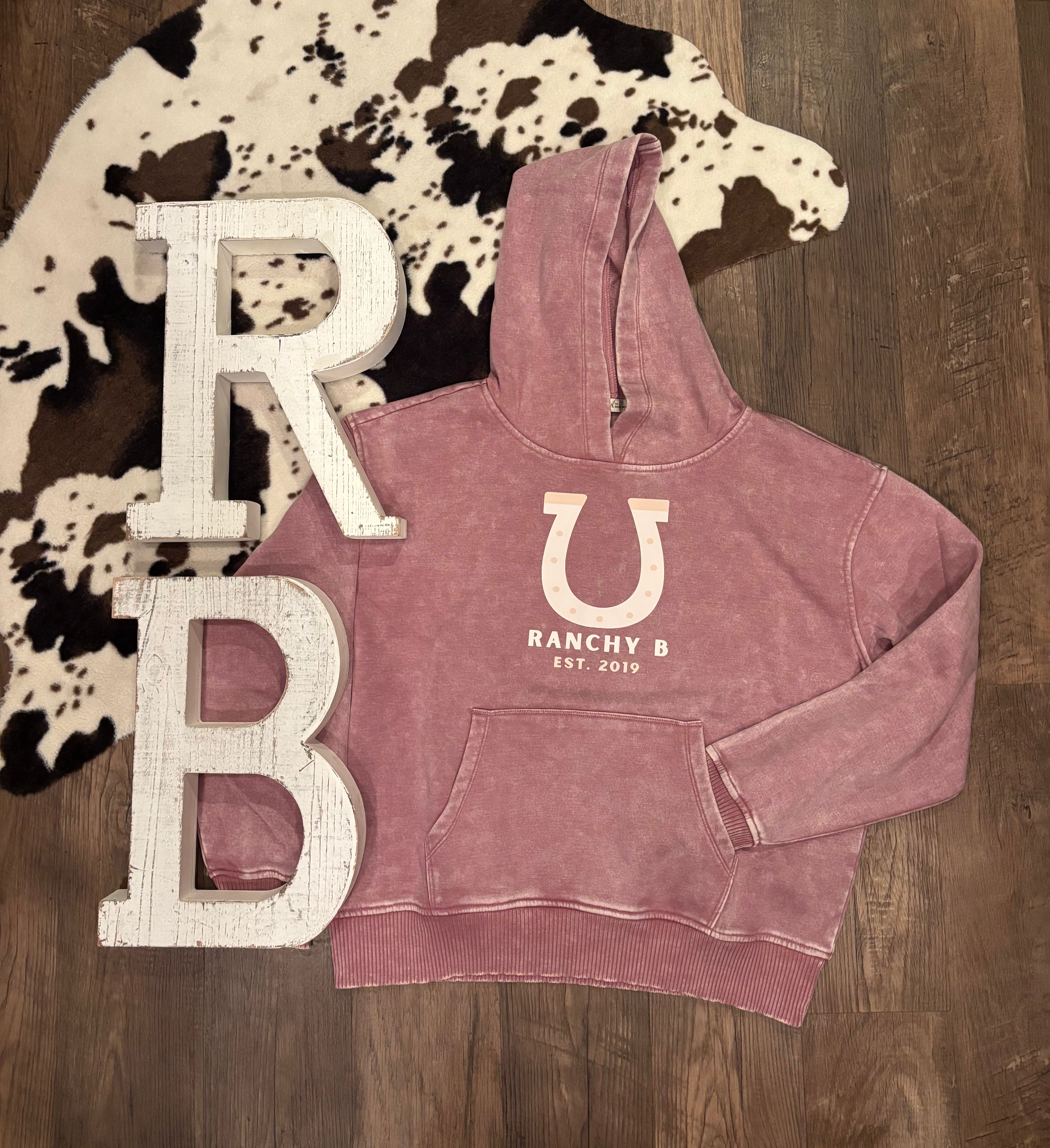 Blush Ranchy B Hoodie