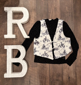 Wild West Rodeo Tie Vest