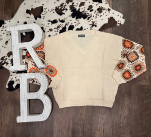 Crochet Patchwork Sweater