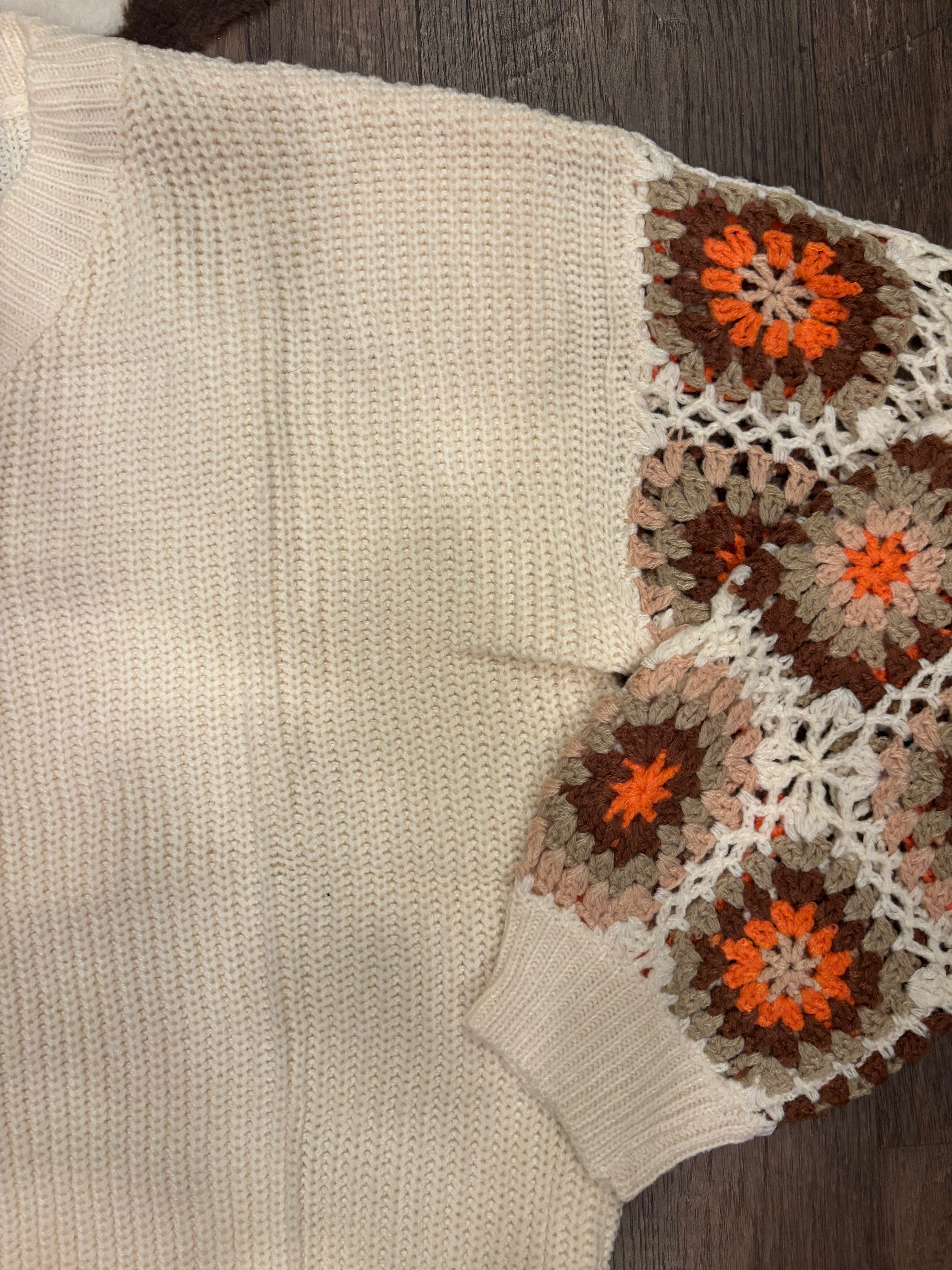 Crochet Patchwork Sweater