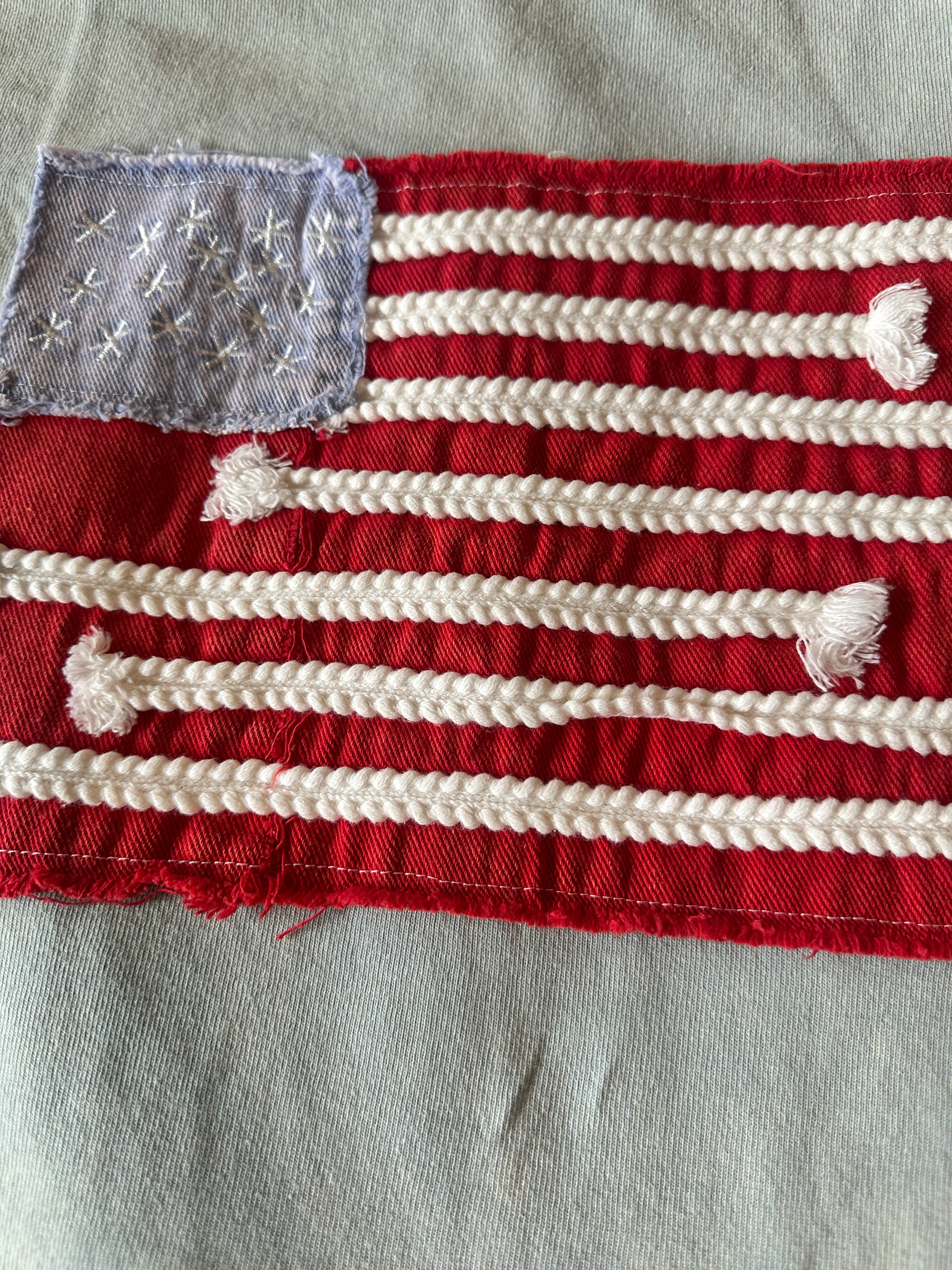 American Flag Mineral Wash Top