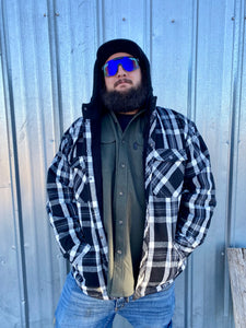 Men’s Hooded Sherpa Lined Jacket